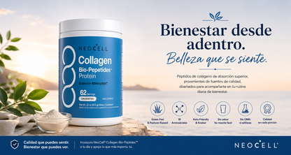NeoCell® Collagen Bio-Peptides™ | Colágeno Premium Sin Sabor para tu Rutina Diaria